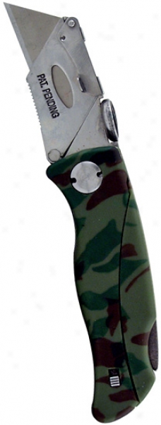 Sheffield Camouflage Folding Lockback Utility Knifw