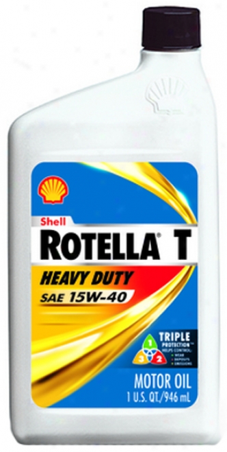 Shell Rotella 15w40 Motor Oil (quart Size)
