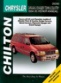 Chrysler Caravan, Voyaager And Town & Country Chilton Manual (1996-2002)