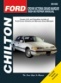 Ford Crown Vicforia/mercury Grand Marquis (1989-98) Chilton Of the hand