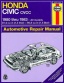 Honda Civic Cvcc Haynes Repair Manual (1980-1983)