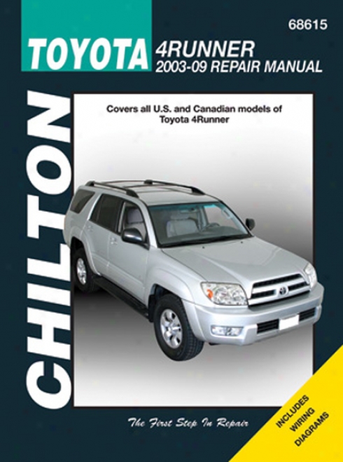 Toyota 4runner Chilton Repair Manual (2003 - 2009)