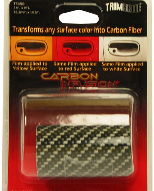 Trimbrite 3'' X 6' Carbon Fiber Infusion Adhesive Thread