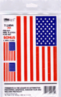 Trimbrite American Flag Decal Set
