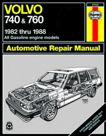 Volvo 740 760 Haynes Repair Manual 1982 1988 14203175525