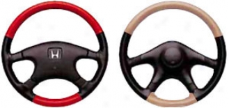 Wheelskins Two-tone Genuine Leather Steering Wheel Covers