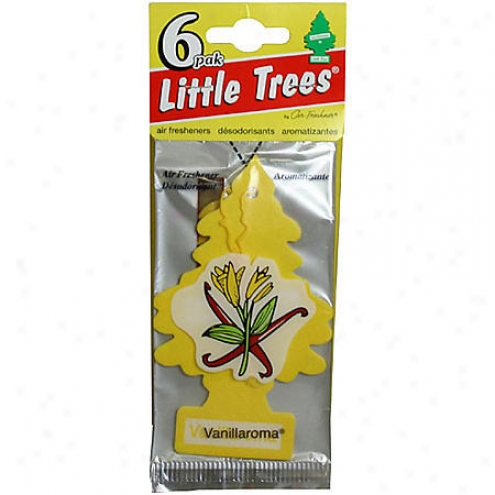 Car Freshner Little Trees Vanillaroma Air Fresheners (6-pack) - U6p-60105