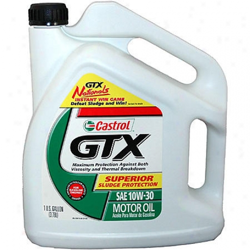 Castrol Gtx 10w-30 Conventional Motor Oil (1 Gallon) - 03610