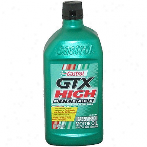 Castrol High Mileage 5w-20 Motor Oil (1 Qt.) - 00148