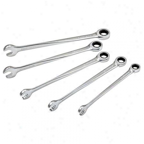 Gear Wrench 5-piece Sae Xl X-beam Combination Ratcheting Wrench Set - 85895