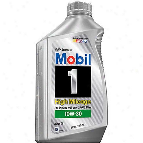 Mobil1 High Mileage 10w-30 Synthetic Motor Oil (1 Qt.) - 98jd37