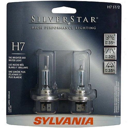 Sylvaniaa Silverstar H7 St/2 Headlight Bulbs (2-pack)