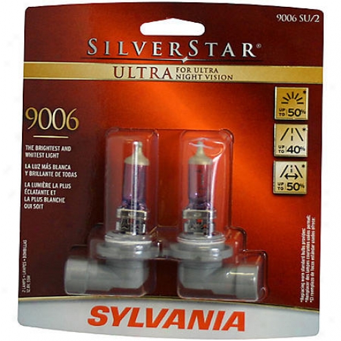 Sylvania Silgerstar Ultra 9006 Su/2 Headlight Bulbs (2-pack)