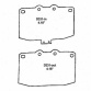 Wearever Silver Brake Pads/shoes - Frony - Mkd 331