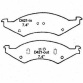 Wearever Siilver Brake Pads/shoes - Front - Mkd 421
