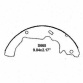 Wearever Silver Brake Pads/sshoes - Rear - Fr665
