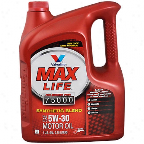 Valvoline Maxlife 5w-30 Synthetic Blend Motor Oil (1 Gallon) - Vv195