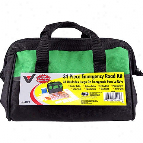 Victor Roadside Emergency Kit - 34 Piece - V2092