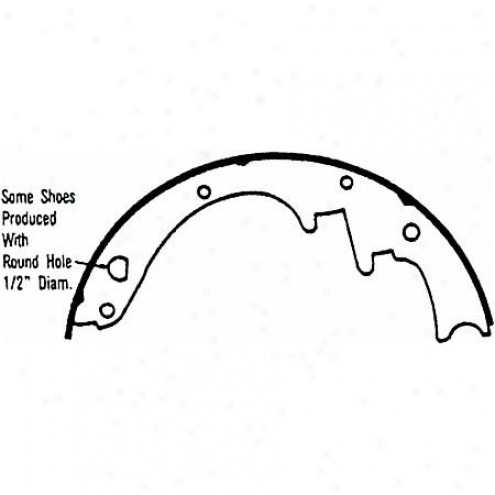 Wsgner Thermoquiet Riveted Brake Shoe - Pab151r