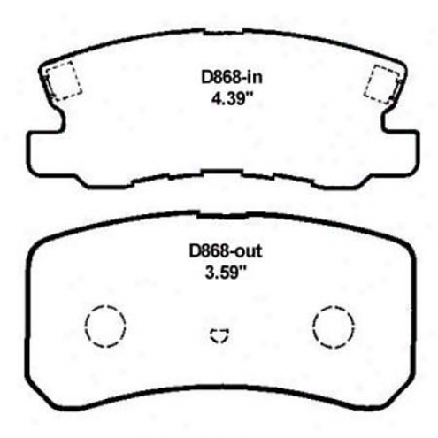 W3arever Gold Brake Pads-gold - Gnad 868