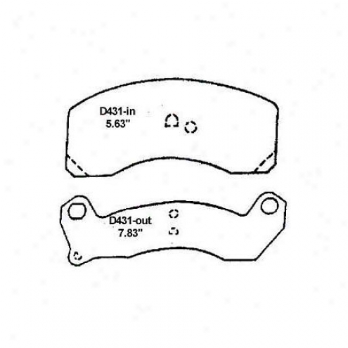 Wearever Gold Brake Pads/shoes - Front - Gmkd 431