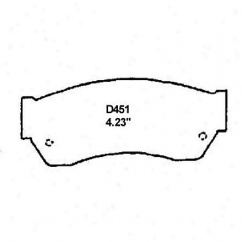 Wearever Gold Brake Pads/shoes - Front - Gmkd 451