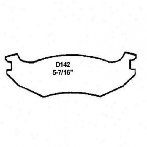 Wearever Silver Brake Pads/shoes - Front - Mkd 142