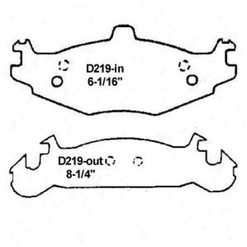 Wearever Silver Brake Pads/suoes - Come before - Mkd 219