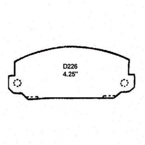 Wearever Silver Brake Pads/shoes - Front - Mjd 226/mkd 226