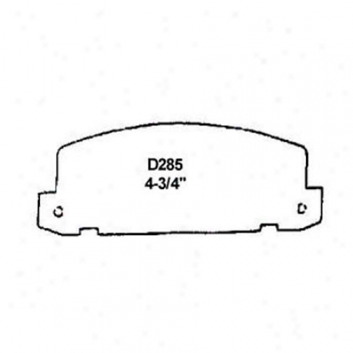 Wearever Silver Brake Pads/shoes - Front - Mkd 285/mkd 285