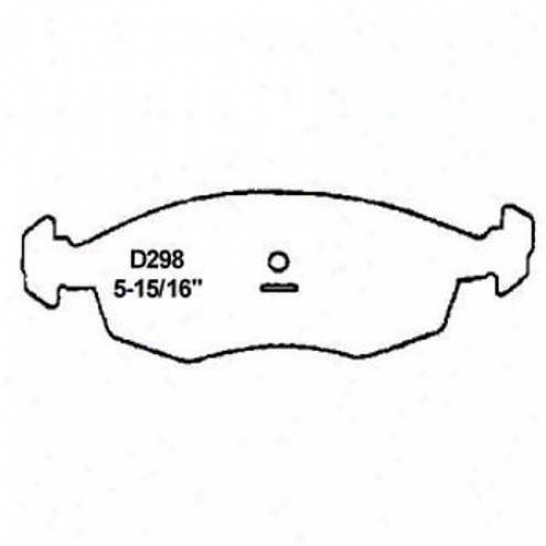 Wearever Silver Brake Pads/shoes - Front - Mkd 298/mkd 298
