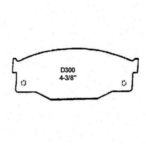 Wearever Silver Brake Pads/shoes - Front - Mkd 300/mjd 300