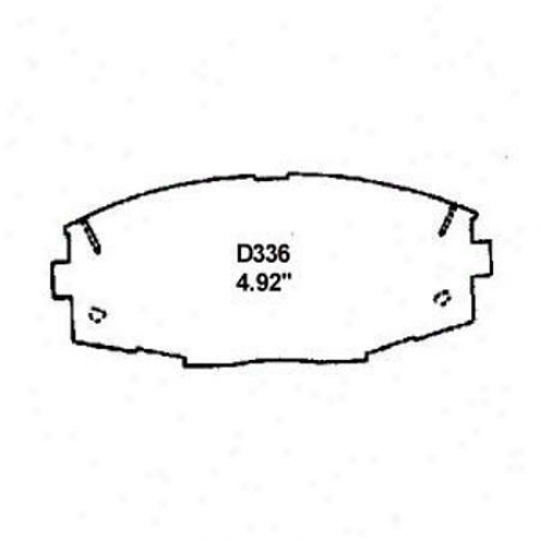 Wearever Silver Brake Pads/shoes - Front - Mkd 336