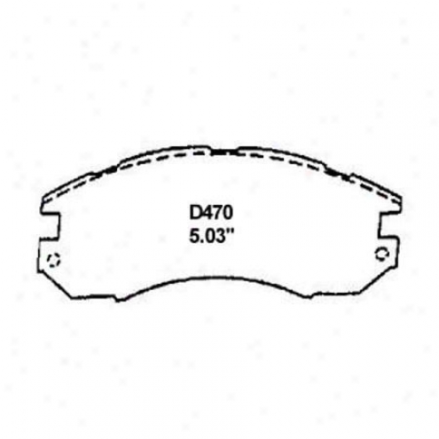 Wearever Silver Brake Pads/shoes - Front - Mkd 470