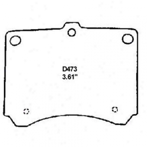 Wearever Silver Brake Pads/shoes - Front - Mkd 473