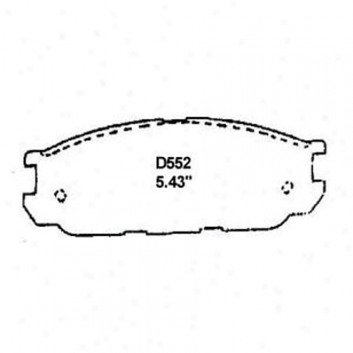 Wearever Silver Brake Pads/shoes - Front - Mkd 552/mkd 552