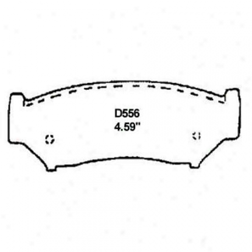 Wearever Silver Brake Pads/shoes - Front - Mkd 556