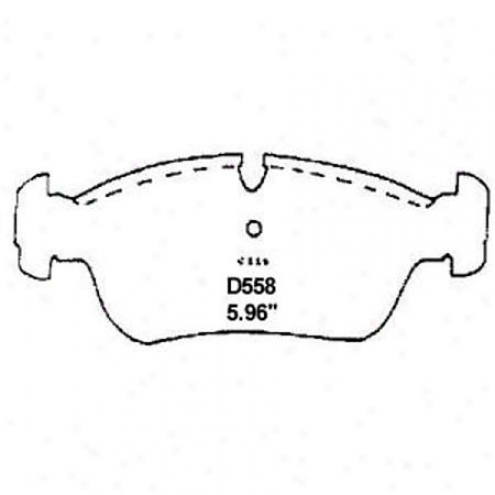 Wearever Silver Brake Pads/shoes - Front - Mkd 558