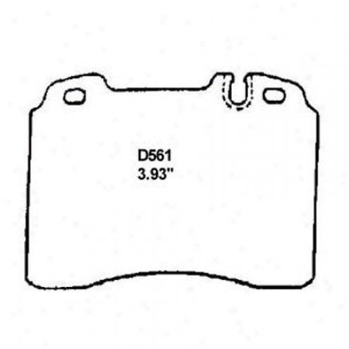 Wearever Silver Brake Pads/shoes - Front - Mkd 561