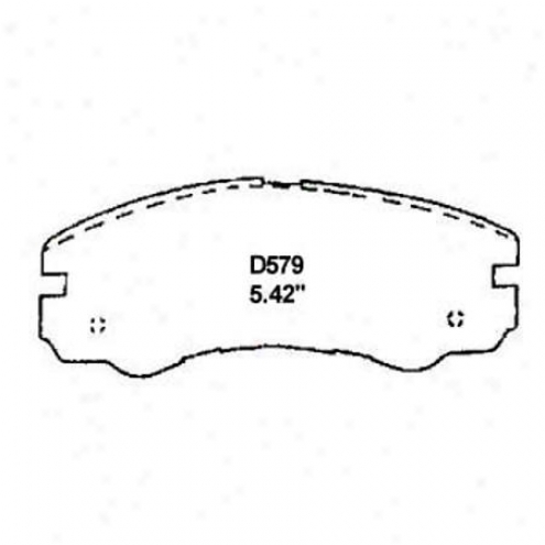 Wearever Silver Brake Pads/shoes - Front - Mkd 579