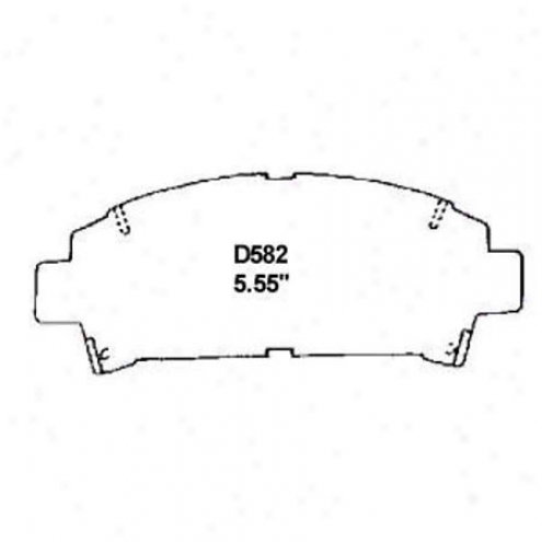 Wearever Silver Brake Pads/shoes - Front - Mkd 582/mkd 582