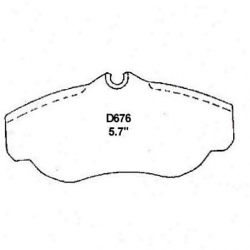 Wearever Silver Brake Pads/shoes - Front - Mkd 676/mkd 676