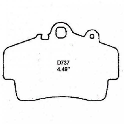 Wearever Silver Brake Pads/shoes - Front - Mkd 737