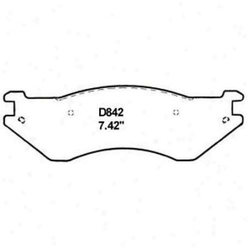 Wearever Silver Brake Pads/shoes - Front - Mkd 842
