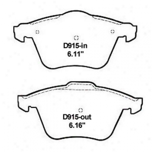 Wearever Silver Brake Pads/shoes - Front - Mkd 915/mkd 915