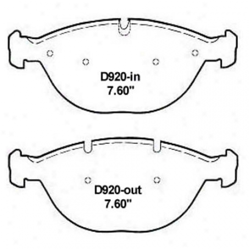 Wearever Silver Brake Pads/shoes - Front - Mkd 920/mkd 920