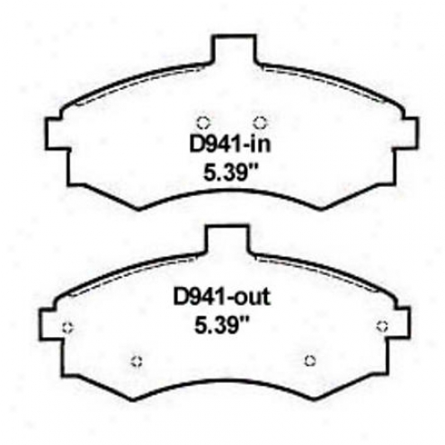 Wearever Silver Brake Pads/shoes - Front - Mkd 941