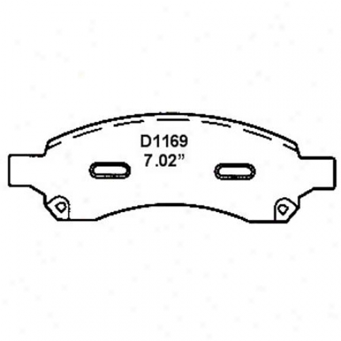 Wearever Silver Brake Pads/shoes - Front - Nad 1169