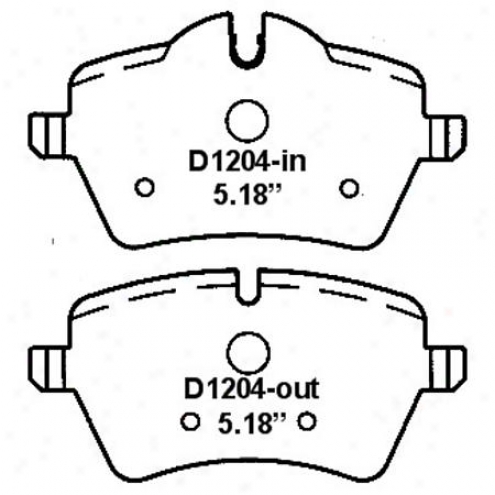 Wearever Silver Brake Pads/shoes - Front - Nad 1204