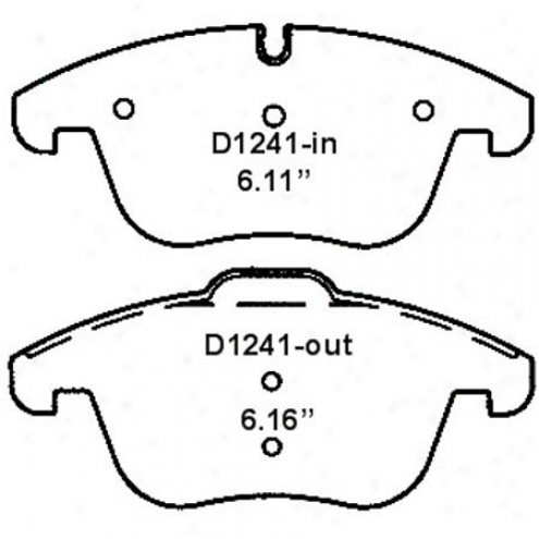Wearever Silver Brake Pads/shoes - Front - Nad 1241